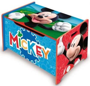 Baúl juguetero de personaje infantil Mickey Mousse Disney