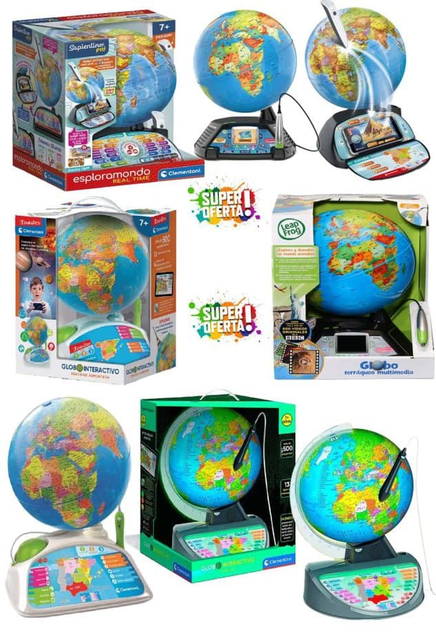 Los mejores Globos Terráqueos Interactivos: Aprende Jugando y Descubre el Mundo desde Casa | Disponibles en Juguetería TrisTras